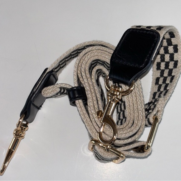 Guitar Checkered Crossbody Replacement Bag Purse Strap Webbed - Picture 5 of 9